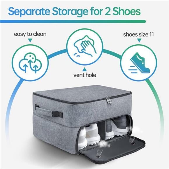 Golf Trunk Organizer 2 Layer, Car Golf Organizer with Ventilated Compartment NEW - Picture 6 of 8